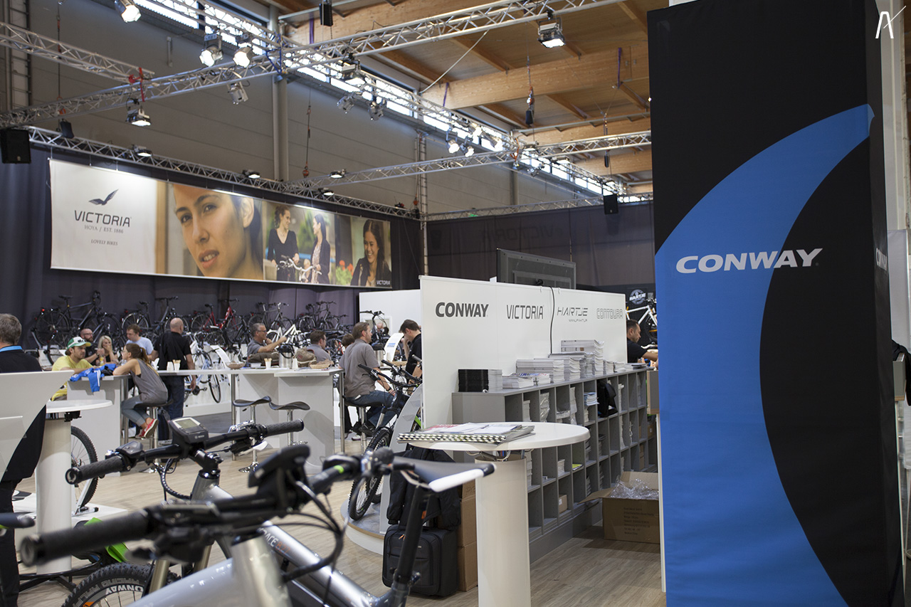 Messestand auf der Eurobike 2013 für Conway Bikes