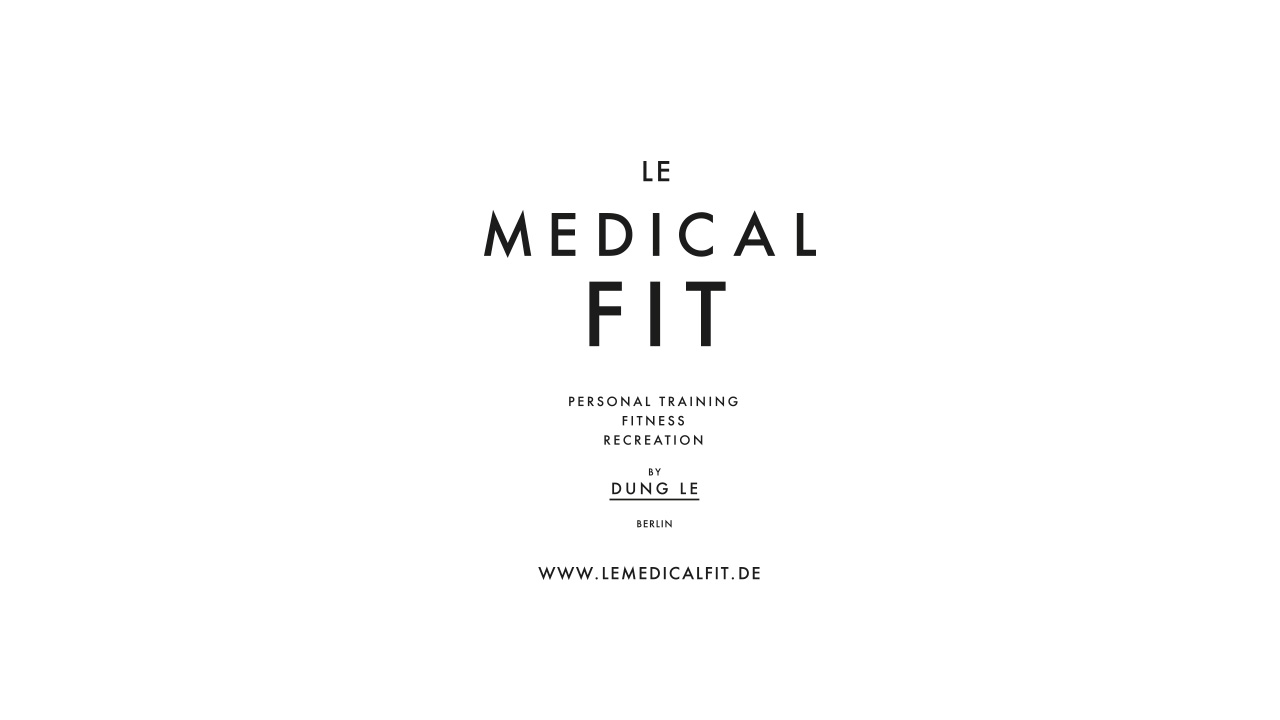 Corporate Design für Le Medical Fit, Sport, Fitness, Personal Trainer aus Berlin